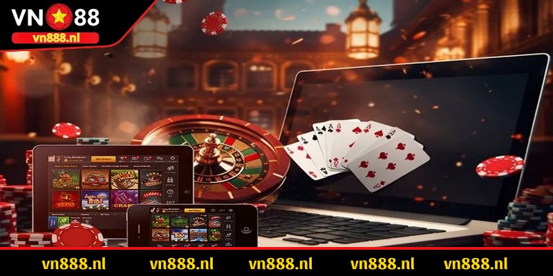 Giao diện game Casino VN88 hiện đại sống động